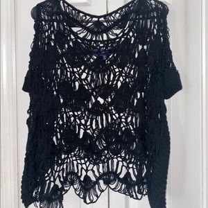 Cute black beach cover up